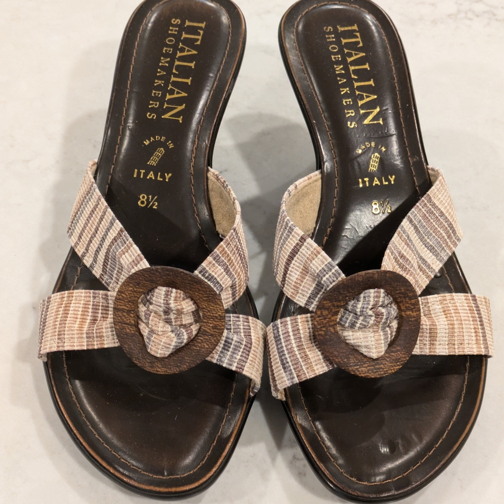 Italian Shoemakers Women's Brown Sandals